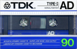 Compact Cassette: TDK  - AD 90