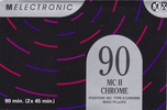 Compact Cassette Melectronic MC II 90 Type II Chrome 1994 Switzerland