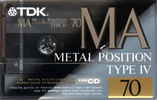 Compact Cassette: TDK  - MA 70