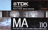 Compact Cassette: TDK  - MA 110