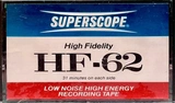 Compact Cassette Superscope HF 62 Type I Normal USA