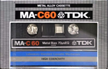 Compact Cassette: TDK  - MA 60