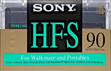 Compact Cassette: Sony  - HF-S 90