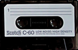 Compact Cassette: 3M Scotch -  60