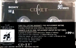 Compact Cassette: Sony  - CD-IT 90