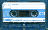 Compact Cassette Scotch Dynarange 120 Type I Normal 1970 USA