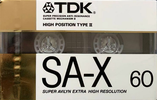 Compact Cassette: TDK  - SA-X 60