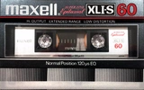 Compact Cassette Maxell XLI-S 60 Type I Normal 1983 Japan