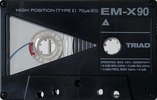 Compact Cassette: Taiyo Yuden Triad - EM-X 90