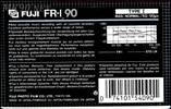 Compact Cassette Fuji FR-I 90 Type I Normal 1984 North America