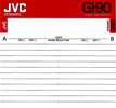 Compact Cassette:  JVC - GI 90