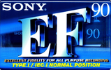 Compact Cassette: Sony  - EF 90