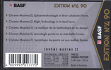 Compact Cassette: BASF  - Chrome Maxima II 90