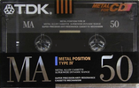 Compact Cassette: TDK  - MA 50