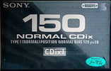 Compact Cassette: Sony  - CDix I 150