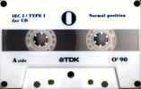 Compact Cassette: TDK  - Optima O1 90