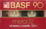 Compact Cassette: BASF  - Metal IV 90