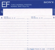 Compact Cassette: Sony  - EF 60