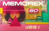 Compact Cassette: Memorex  - dBS I 60