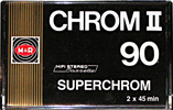 Compact Cassette M&R Chrom II 90 Type II Chrome 1981 Germany