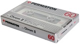 Compact Cassette Permaton Chrom II 60 Type II Chrome 1984 Europe