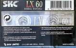 Compact Cassette SKC LX 60 Type I Normal 1999 Worldwide