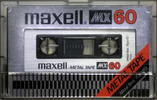 Compact Cassette: Maxell / Hitachi Maxell - MX 60