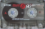 Compact Cassette: TDK  - B 90