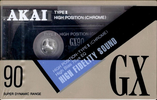 Compact Cassette: Mitsubishi Akai - GX 90