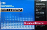 Compact Cassette:  Certron -  30