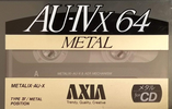 Compact Cassette: FUJI AXIA - AU-IVx 64