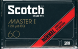 Compact Cassette: 3M Scotch - Master I 60