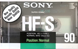 Compact Cassette: Sony  - HF-S 90