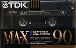 Compact Cassette: TDK  - MA-X 90