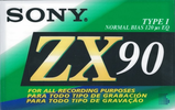 Compact Cassette: Sony  - ZX 90