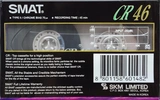 Compact Cassette Smat CR 46 Type II Chrome 1994 Europe