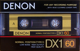 Compact Cassette: Nippon Columbia / Denon Denon - DX1 60