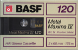 Compact Cassette: BASF  - Metal Maxima IV 120