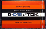 Compact Cassette: TDK  - D 45