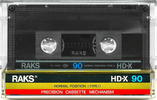 Compact Cassette: RAKS  - HD-X 90