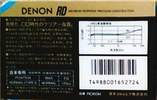 Compact Cassette: Nippon Columbia / Denon Denon - RD 60