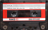 Compact Cassette: RAKS  - High Dynamic 60