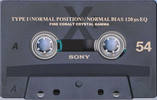 Compact Cassette: Sony  - XI 54