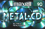 Compact Cassette: Maxell / Hitachi Maxell - Metal CD 90