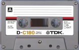 Compact Cassette: TDK  - D 180