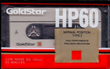 Compact Cassette Goldstar HP 60 Type I Normal 1989 South Korea