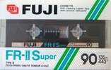 Compact Cassette Fuji FR-II Super 90 Type II Chrome 1985 Europe