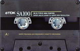 Compact Cassette: TDK  - SA 100