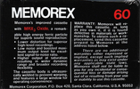 Compact Cassette: Memorex  - MRX3 Oxide 60