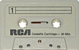 Compact Cassette:  RCA - Cassette Cartridge 30